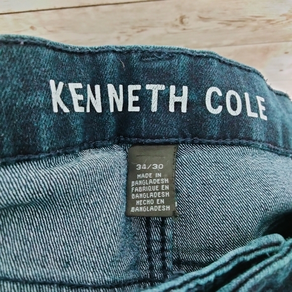 Kenneth Cole Mens Jeans 34/30 Dark Blue 657 - Picture 3 of 5